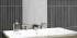 Vertical Two Colour Feature Bathroom